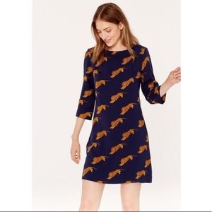 Modcloth Emily and Fin Effy Dress with Tiger Print